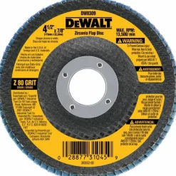 DeWalt 4-1/2" X 7/8" Flap Disc Zirconia 80-Grit DW8309