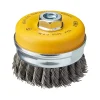 DeWalt 3" x 5/8"-11 Wire Cup Brush .014" Carbon Crimp DW4916