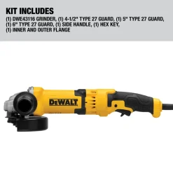 DEWALT Angle Grinder Tool, 4-1/2-Inch To 6-Inch, Trigger Switch DWE43116