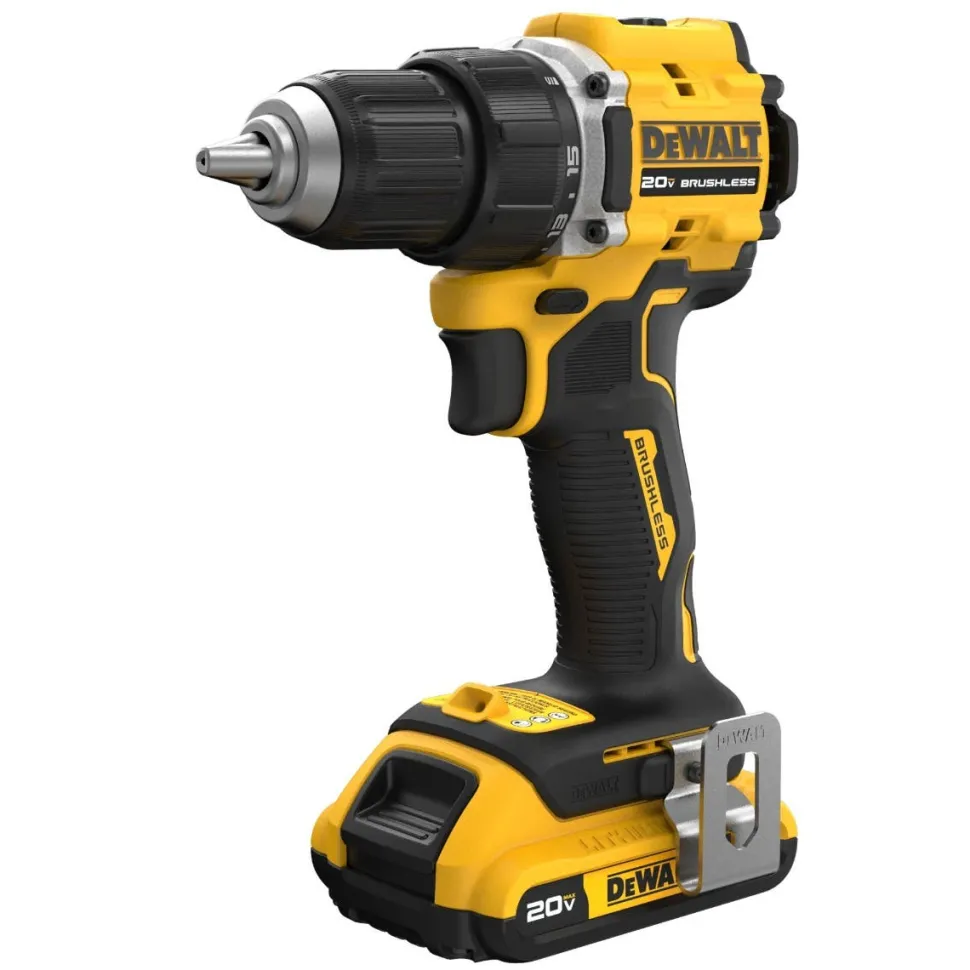 DeWalt ATOMIC COMPACT SERIES 20V MAX* Brushless Cordless 1/2" Drill/Driver Kit DCD794D1