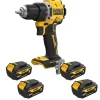 DeWalt ATOMIC COMPACT SERIES 20V MAX Cordless 1/2" With 20V MAX* 3Ah Battery (4 Pack) DW-DCB200-4-DW-DCD794B