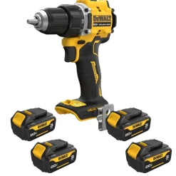 DeWalt ATOMIC COMPACT SERIES 20V MAX Cordless 1/2" With 20V MAX* 3Ah Battery (4 Pack) DW-DCB200-4-DW-DCD794B