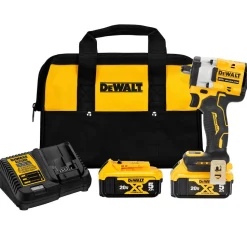 DeWalt Atomic 20V Max 1/2" Cordless Impact Wrench 2 Battery Kit w/ Hog Ring Anvil DCF921P2