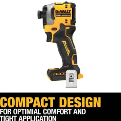 DeWalt ATOMIC 20V MAX Brushless Cordless 3-Speed 1/4