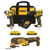 DeWalt ATOMIC 20V MAX Brushless 3-Tool Combo Kit Bundle DW-DCK226D2-DW-DCS354B
