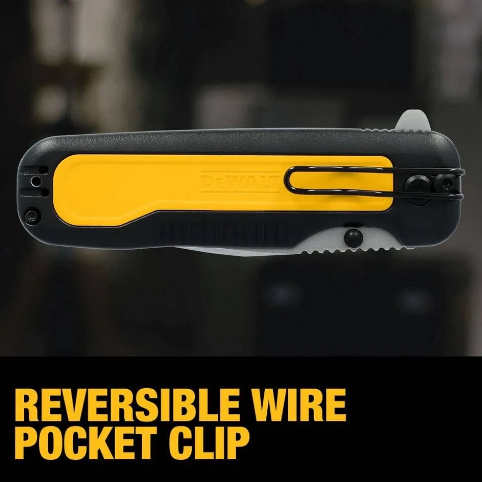 DeWalt Drop Point Pocket Knife DWHT10993