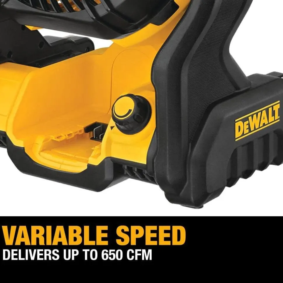DeWalt MAX Jobsite Fan Bare Tool With 20V MAX* 3Ah Battery (4 PK) DW-DCB200-4-DW-DCE512B
