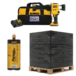 DeWalt Pallet Pure50+ 20.5 Oz 1:1 (720x) + 20V Epoxy Dispenser 1:1 20.5oz (3x) Bundle DW-08605-PWR-DW-DCE591D1