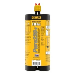 DeWalt Pallet Pure220+ 20.5 oz Dual-Cartridge 1:1 (720x) + 20V Epoxy Dispenser (3x) Bundle DW-DFC114121-DW-DCE591D1