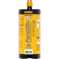 DeWalt Pure220+ 20.5 oz Dual-Cartridge 1:1 Epoxy Anchor DFC114121