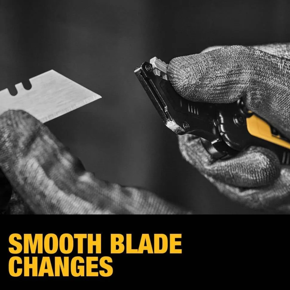 DeWalt Push & Flip Folding Utility Knife w/ Storage DWHT10992