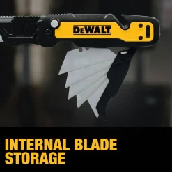 DeWalt Push & Flip Folding Utility Knife w/ Storage DWHT10992
