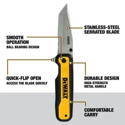 DeWalt Tanto Pocket Knife DWHT10994
