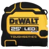 DeWalt TOUGHSERIES 25 FT Lighted Tape Measure DWHT35625S