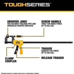 DeWalt ToughSeries 24" Hybrid Clamp DWHT83601
