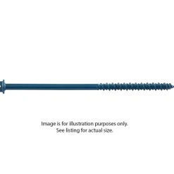 DeWalt Ultracon+ 1/4" X 3-3/4"-Blue Hex Washer, Gimlet, (Pack of 100) DFM12730