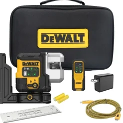 DeWalt USB Rechargeable Green 3X180° Line Laser Kit DCLE14301G