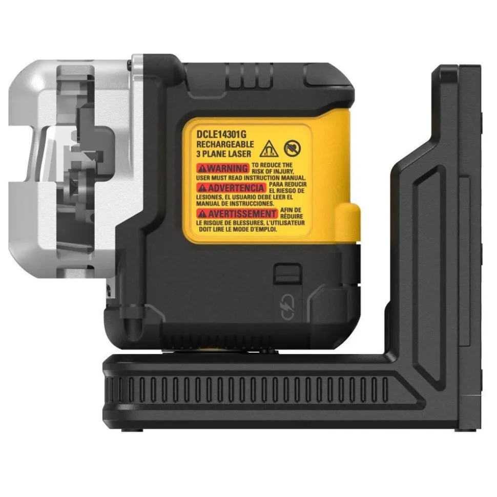 DeWalt USB Rechargeable Green 3X180° Line Laser Kit DCLE14301G