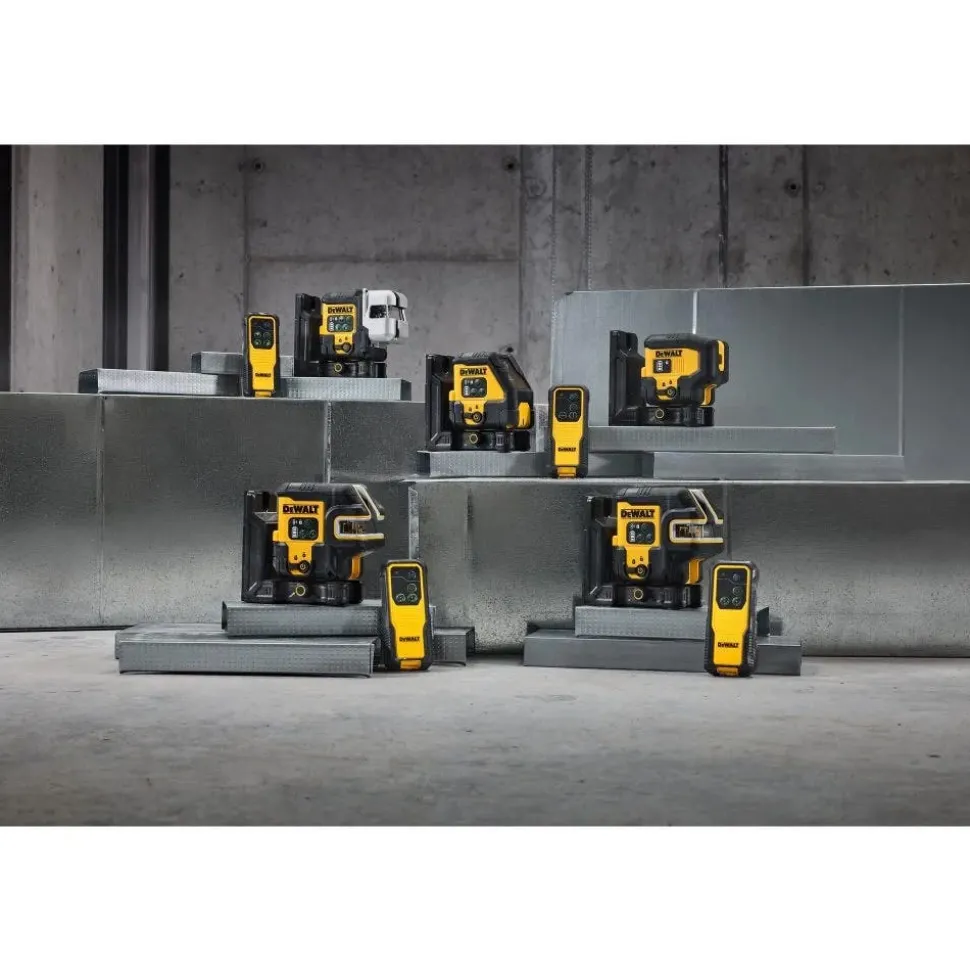 DeWalt USB Rechargeable Green 3X180° Line Laser Kit DCLE14301G
