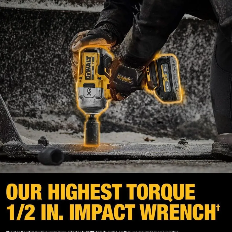 DeWalt 20V 1/2" High Torque Impact Wrench DCF961GH1