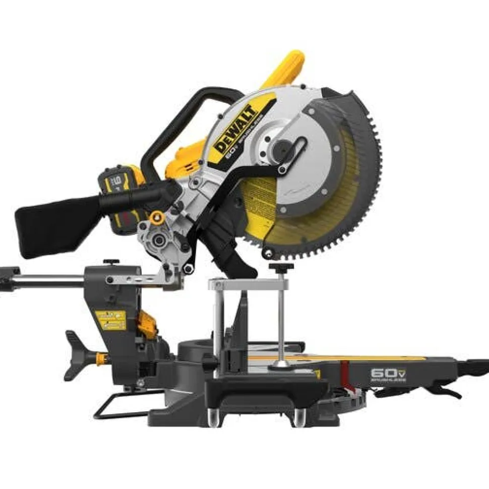 DeWalt 60V FlexVolt 12" Double Bevel Sliding Miter Saw Kit DCS781X1