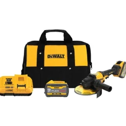 DeWalt 60V MAX* 7" Brushless Cordless Grinder with Kickback Brake Kit DCG440X2