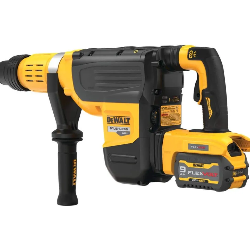 DeWalt 60V MAX* 2" Brushless SDS MAX Combination Rotary Hammer Kit DCH775X2