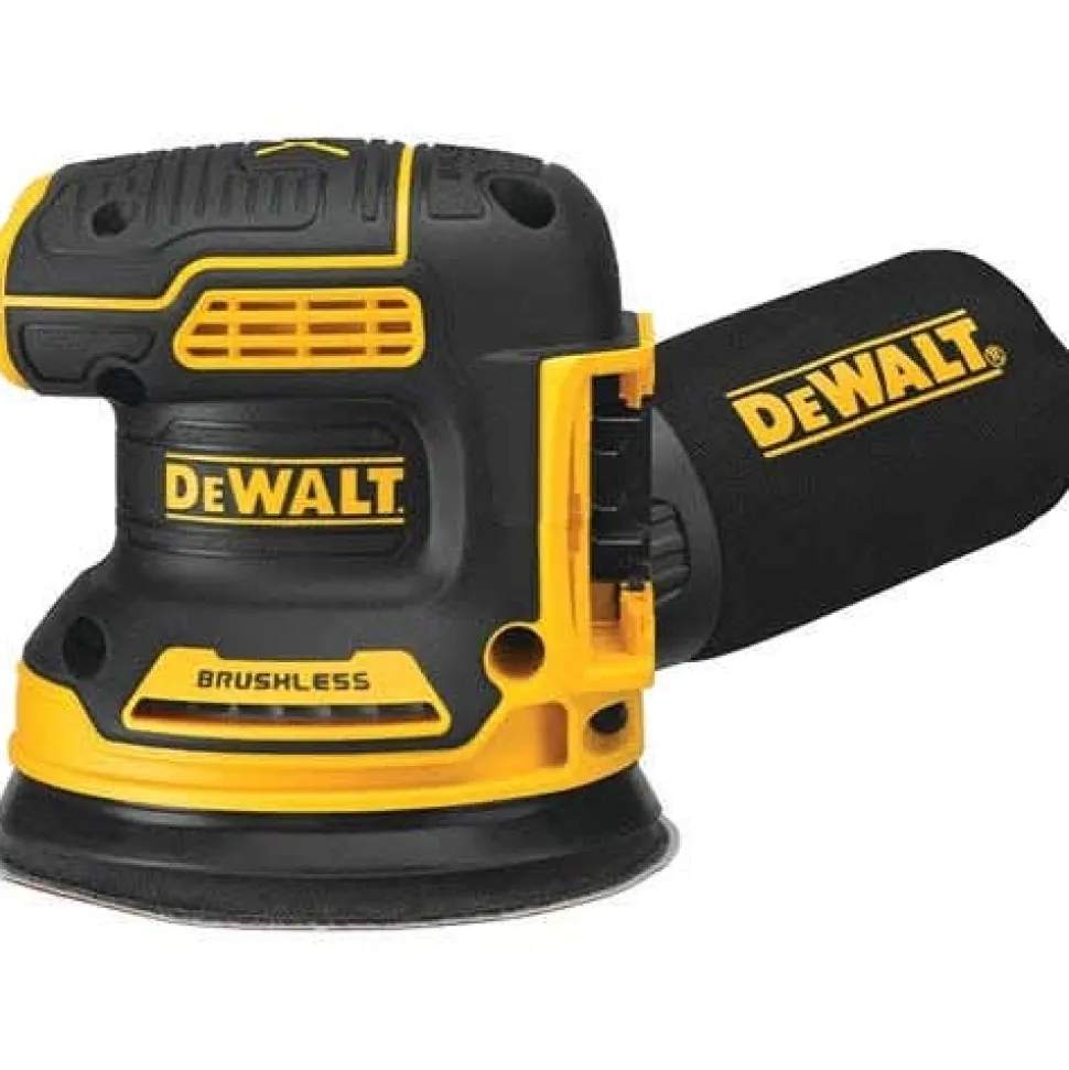 DeWalt 20V MAX 5" Brushless Variable-Speed Random Orbital Sander 4.0Ah, 6.0Ah Batteries & Charger Kit DCW210B-DCB2460C