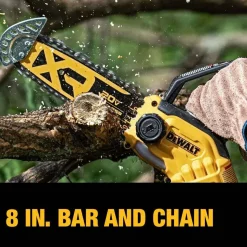 DEWALT 20V MAX 8 in. Pruning Chainsaw (Tool Only) DCCS623B