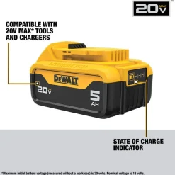DeWalt 20V MAX 5.0Ah Battery 2-Pack Starter Kit DCB205-2C