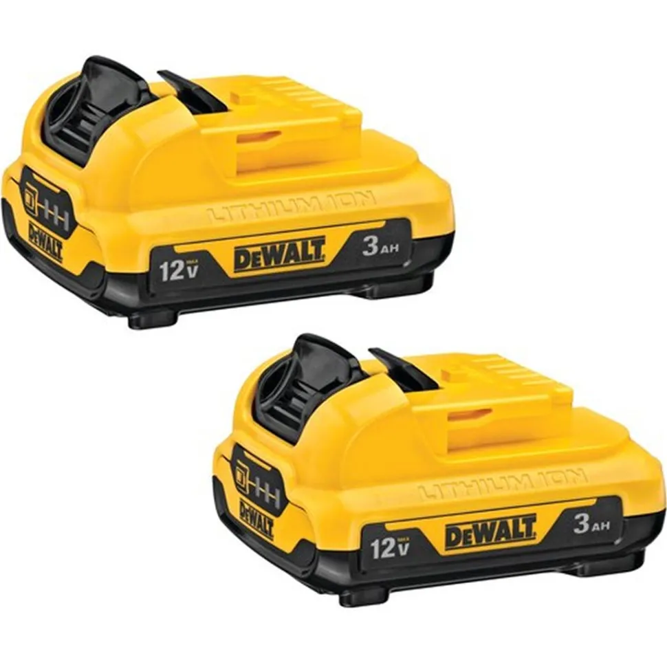 DeWalt 12V MAX 3.0Ah Lithium Ion Battery (2 Pack) DCB124-2