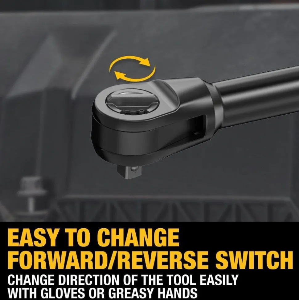 DeWalt 20V MAX* ATOMIC™ Brushless Cordless 3/8" Extended Reach Ratchet (Tool Only) DCF513EB