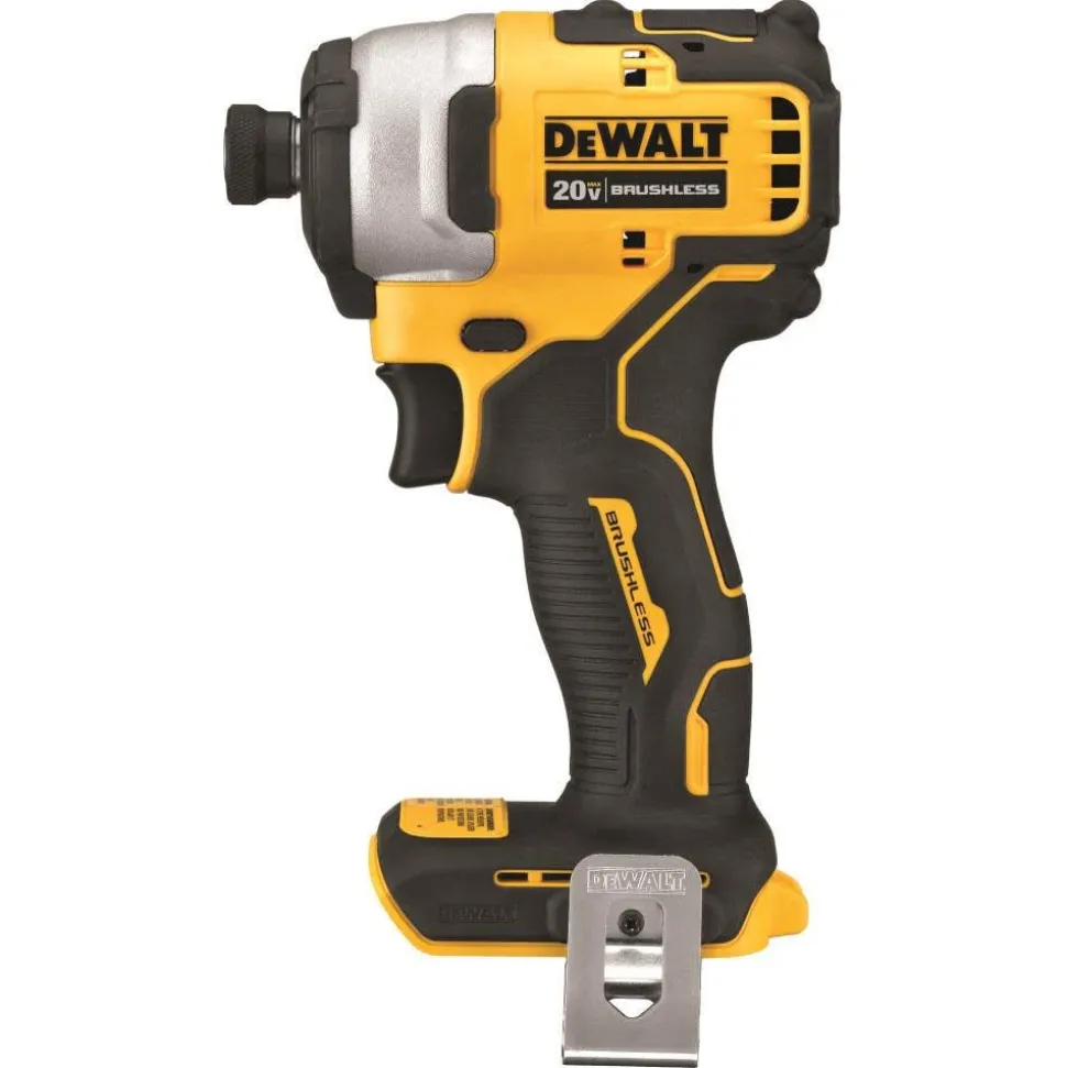 DeWalt 20V MAX Brushless Atomic Compact 1/4" Impact Driver With 20V MAX* 3Ah Battery (4 Pack) DW-DCB200-4-DW-DCF809B