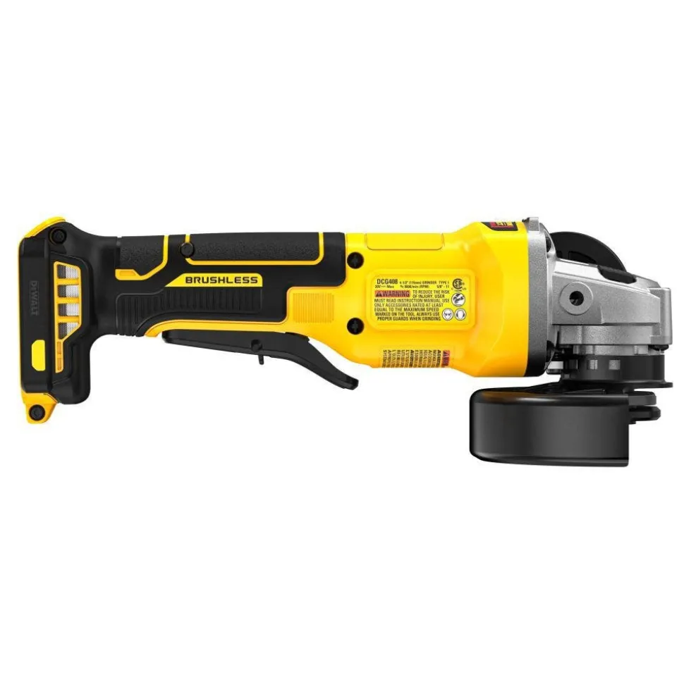 DeWalt 20V MAX* Brushless Cordless 4 1/2 in. Paddle-Switch Grinder (Tool Only) DCG408B