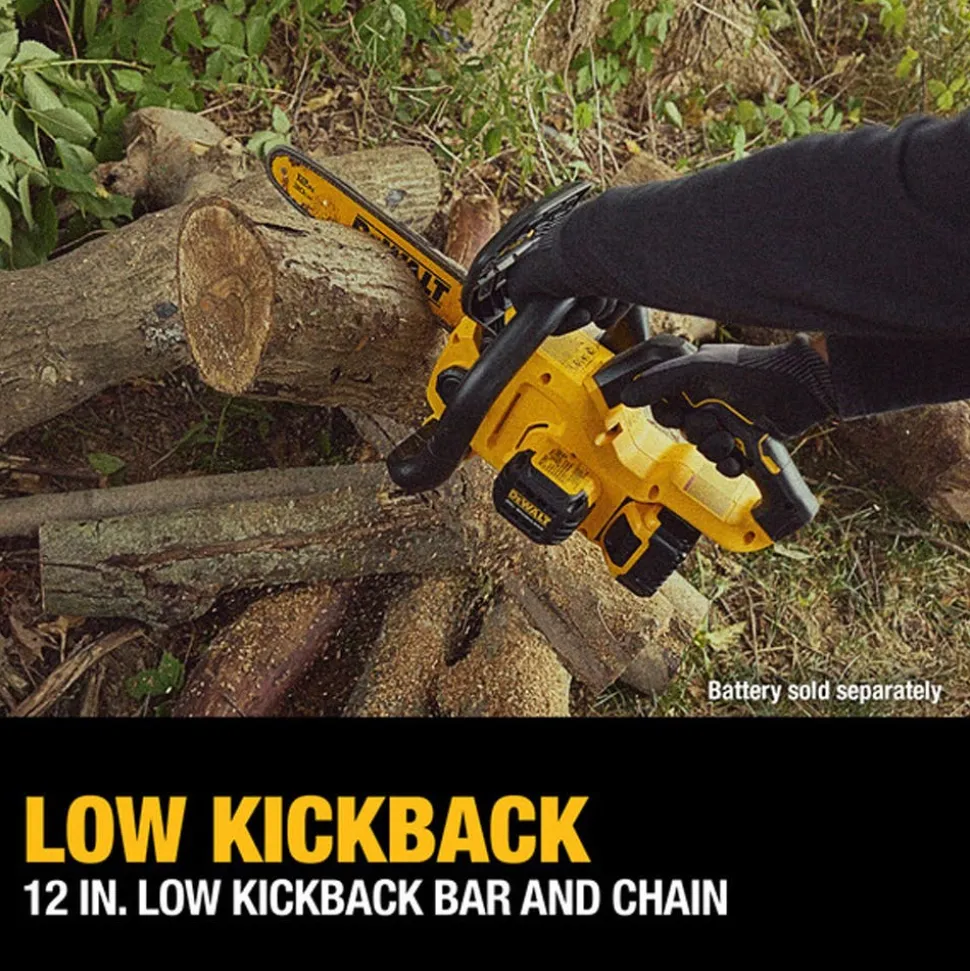DeWalt 20V MAX Compact 12" Brushless Cordless Chainsaw Kit DCCS621P1