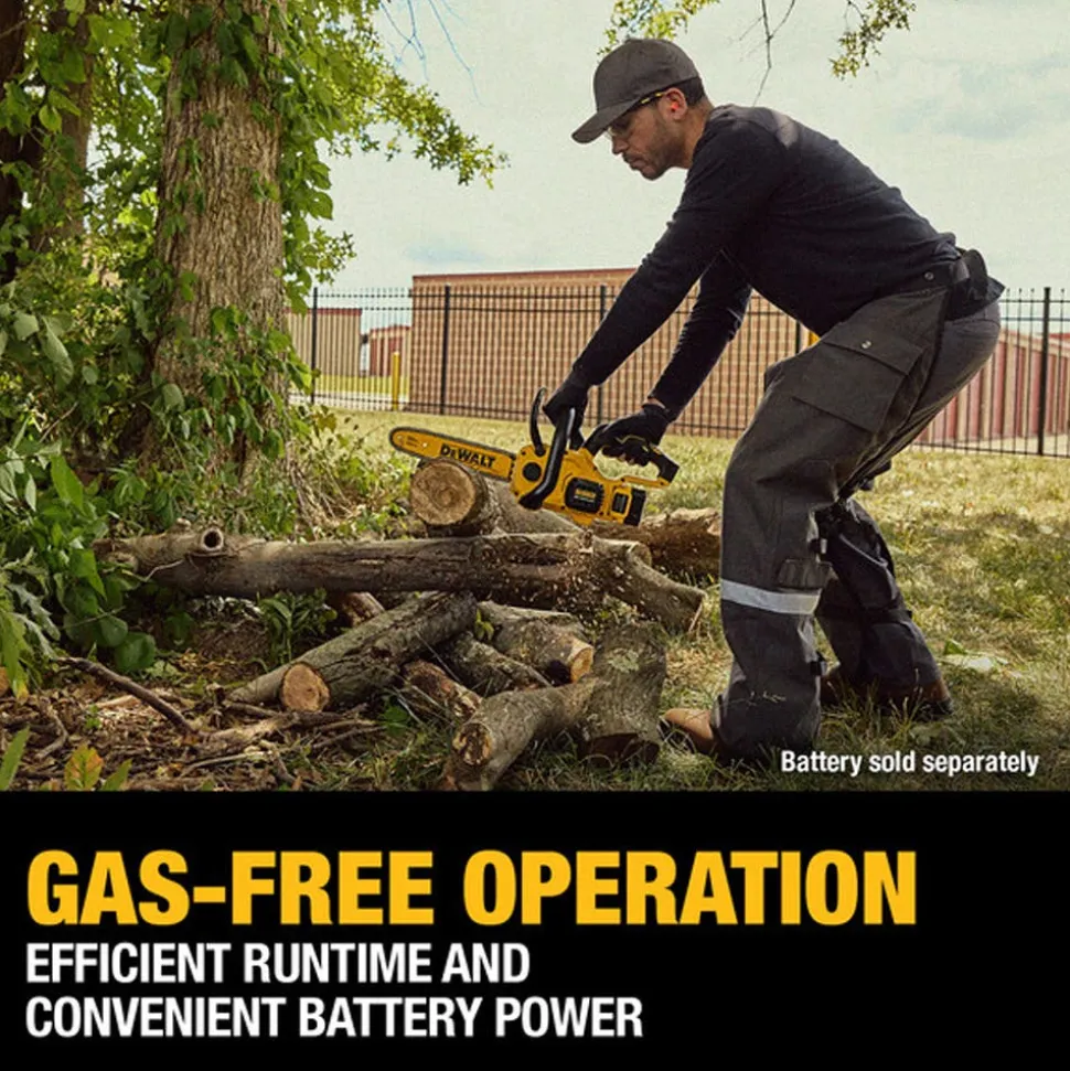 DeWalt 20V MAX Compact 12" Brushless Cordless Chainsaw Kit DCCS621P1