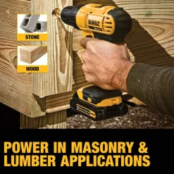 DeWalt 20V MAX Compact Drill/Driver Kit DCD771C2