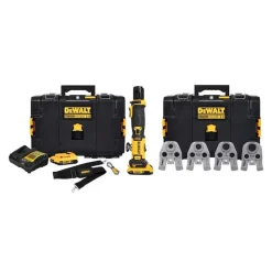 DeWalt 20V MAX* Compact Press Tool Kit with CTS Jaws DCE210D2K