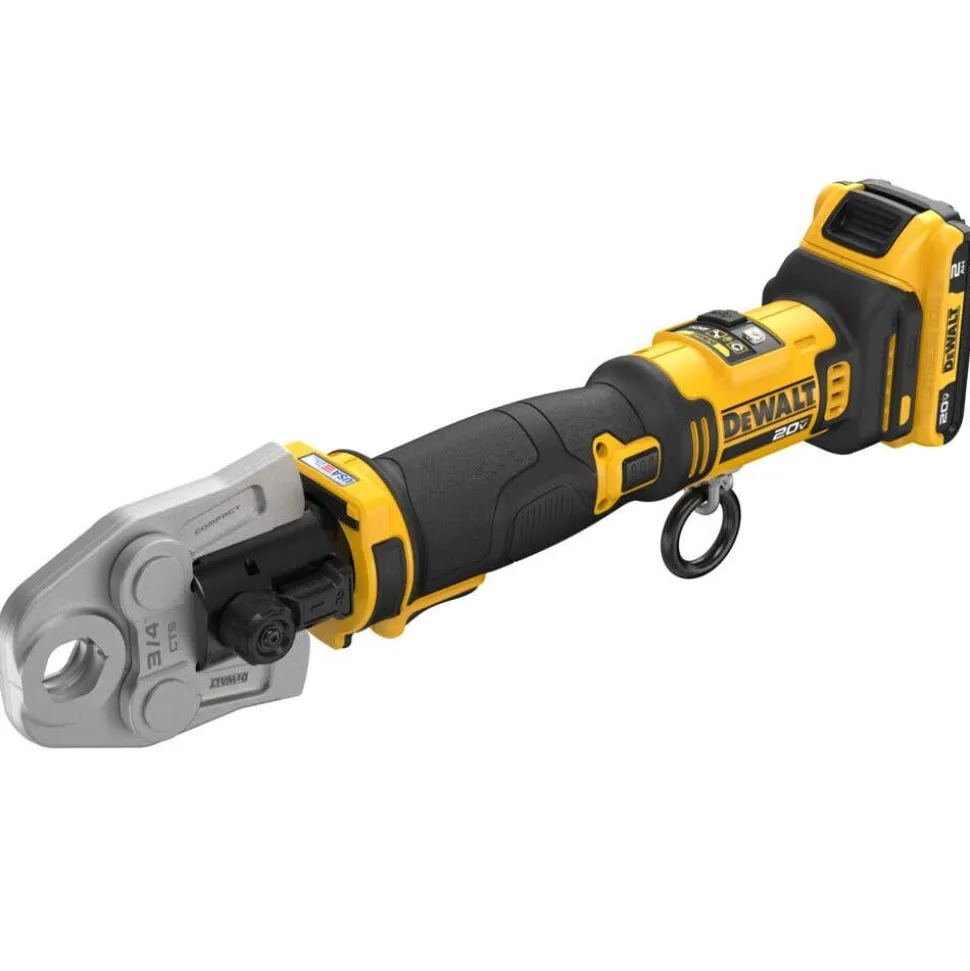 DeWalt 20V MAX* Compact Press Tool Kit with CTS Jaws DCE210D2K