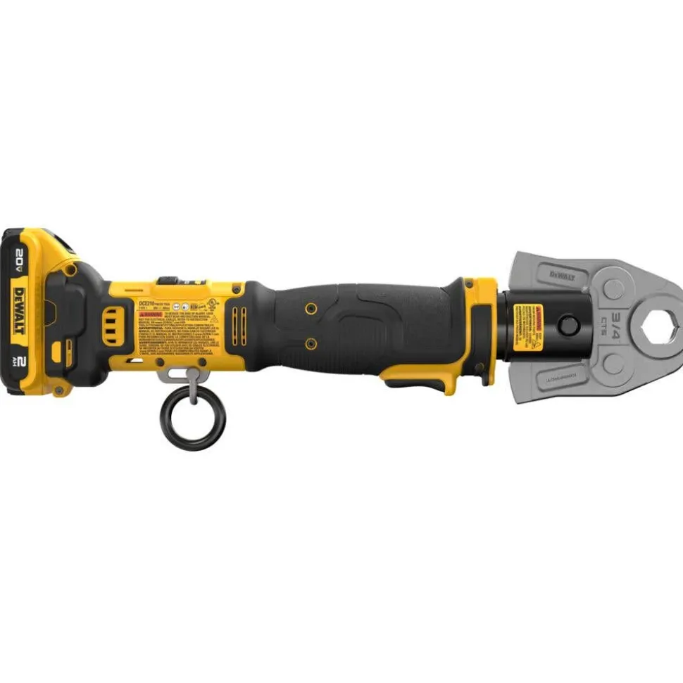 DeWalt 20V MAX* Compact Press Tool Kit with CTS Jaws DCE210D2K