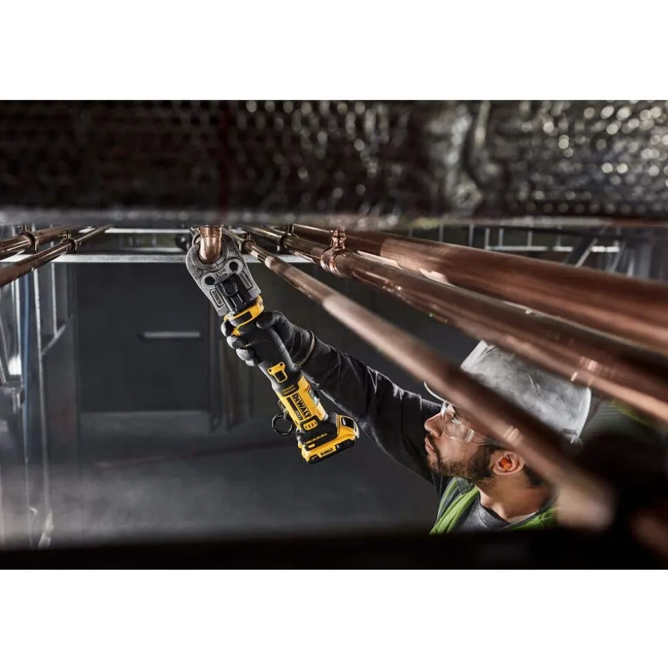 DeWalt 20V MAX* Compact Press Tool Kit with CTS Jaws DCE210D2K