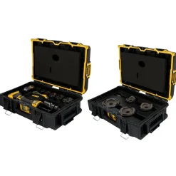 DeWalt 20V MAX* Hydraulic Knockout Tool Kit with 1/2'' - 4'' Punches and Dies DCE600D1K4