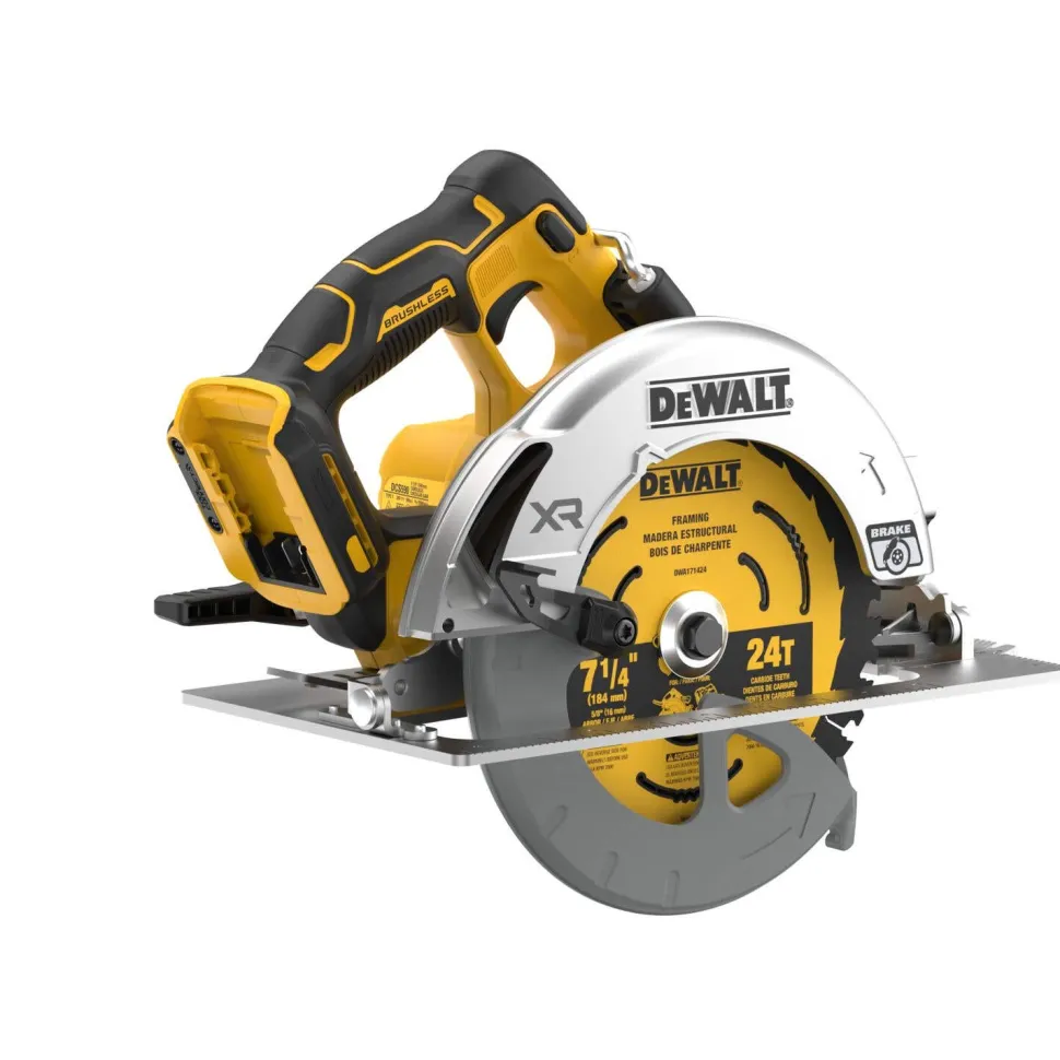DeWalt 20V MAX Lithium-Ion 7-1/4" Cordless Circular Saw Kit with 80 Ah Battery, Charger and Kit Bag DCS590WW1