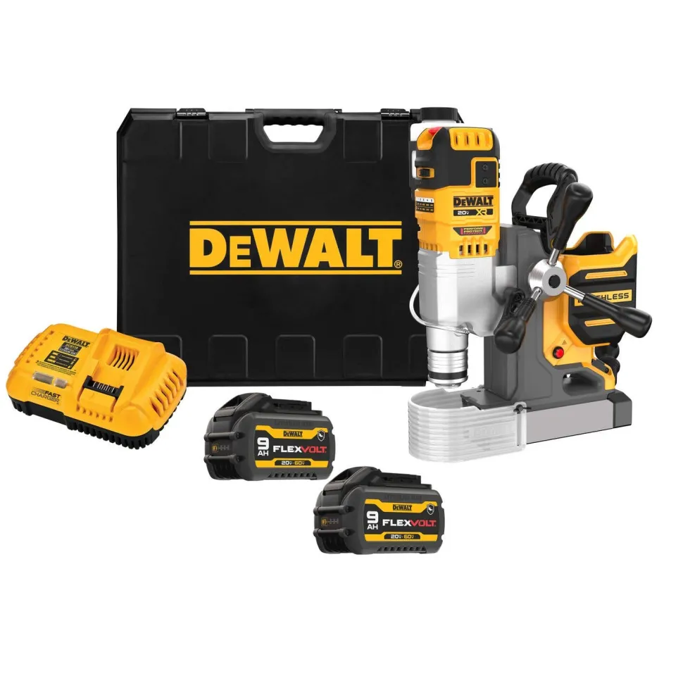 DeWalt 20V MAX XR 2" Cordless Brushless Magnetic Drill Press Kit DCD1624GX2