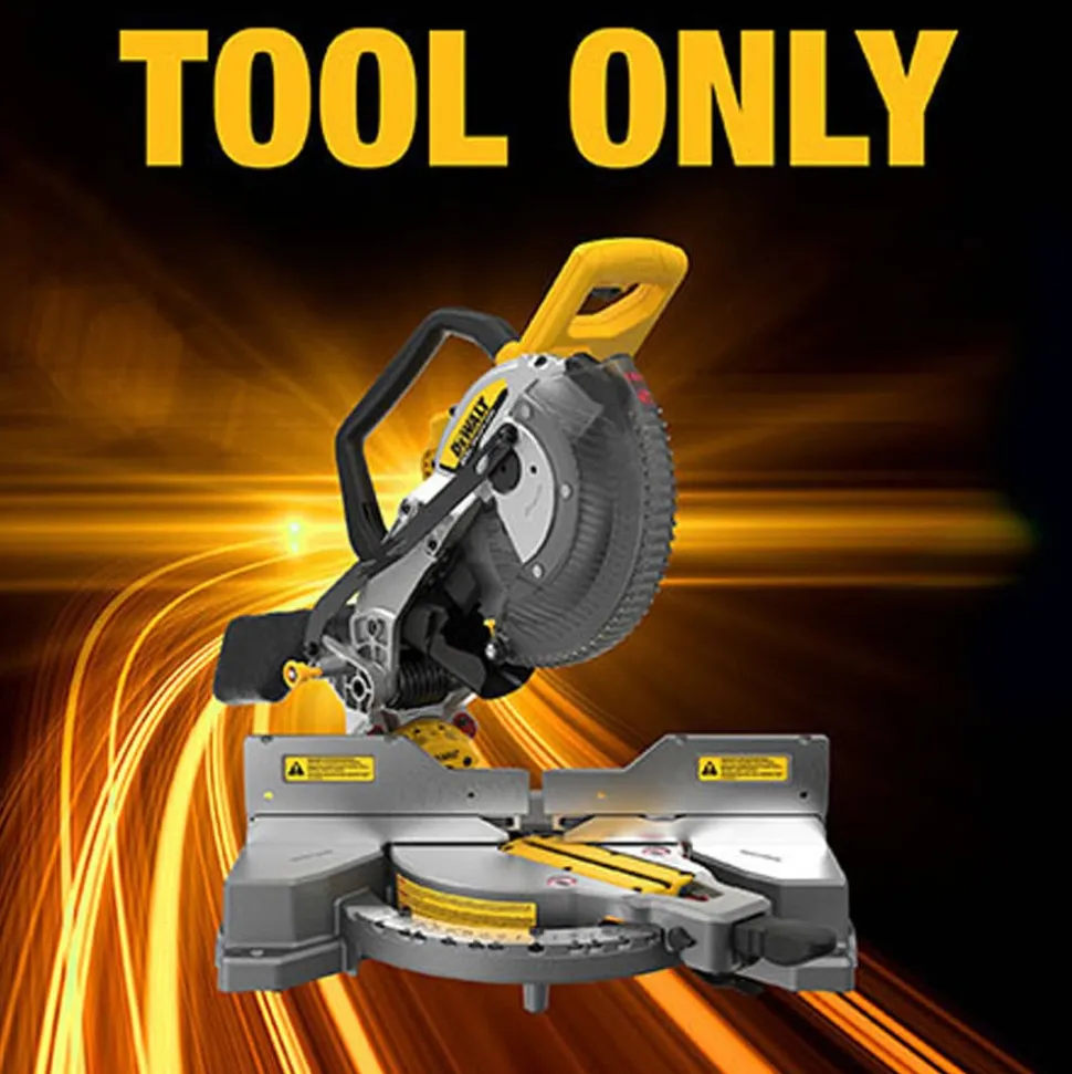 DeWalt 20V MAX XR 10" Double Bevel Fixed Miter Saw (Tool Only) DCS714B