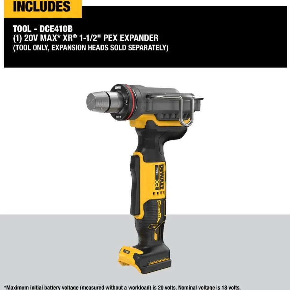 DeWalt 20V MAX XR 1-1/2" PEX Expander (Bare Tool) DCE410B