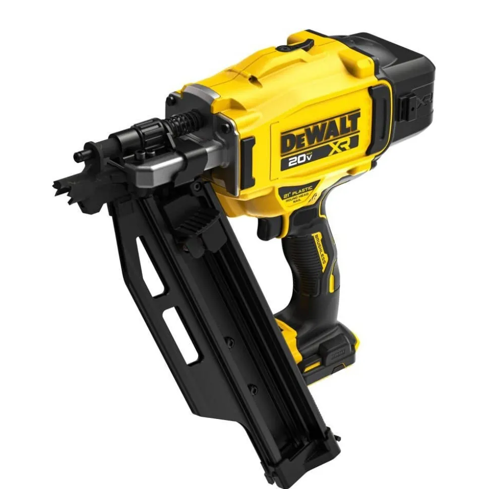 DeWalt 20V MAX XR Brushless Cordless 21 Degree Plastic Collated Framing Nailer (Tool Only) DCN920B
