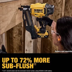 DeWalt 20V MAX XR Brushless Cordless 21 Degree Plastic Collated Framing Nailer (Tool Only) DCN920B