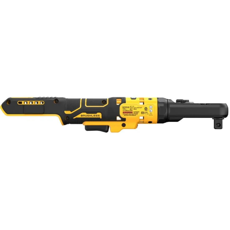 DeWalt 20V MAX* XR Brushless Cordless 3/8" & 1/2" Sealed Head Ratchet (Tool Only) DCF510B