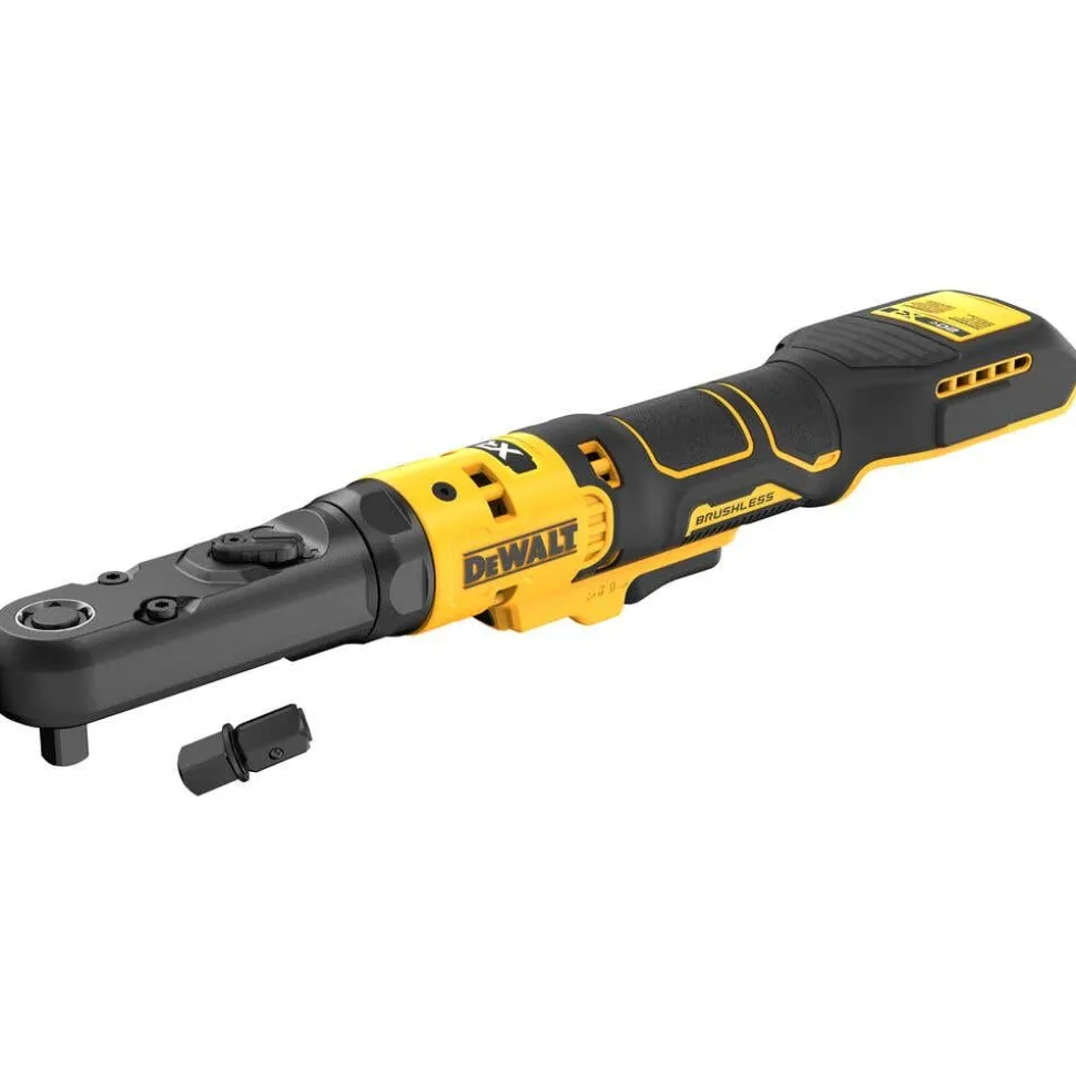 DeWalt 20V MAX* XR Brushless Cordless 3/8" & 1/2" Sealed Head Ratchet (Tool Only) DCF510B